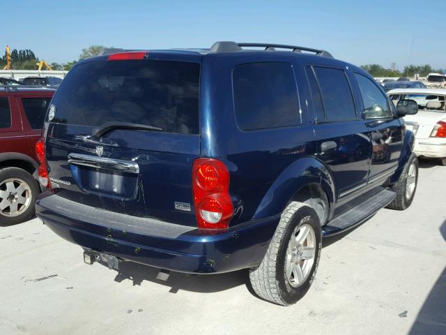 1D4HD58D14F105017 - 2004 DODGE DURANGO LI BLUE photo 4