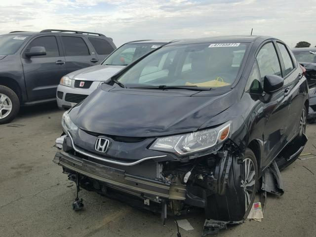 3HGGK5H96GM704284 - 2016 HONDA FIT EX BLACK photo 2