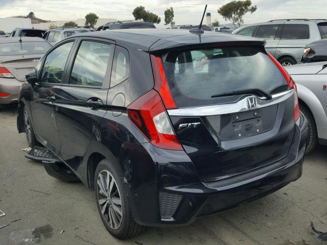 3HGGK5H96GM704284 - 2016 HONDA FIT EX BLACK photo 3