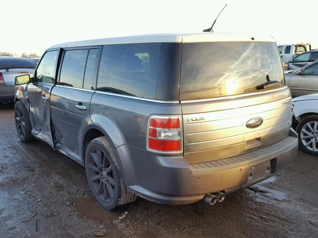 2FMEK63C19BA50616 - 2009 FORD FLEX LIMIT GRAY photo 3