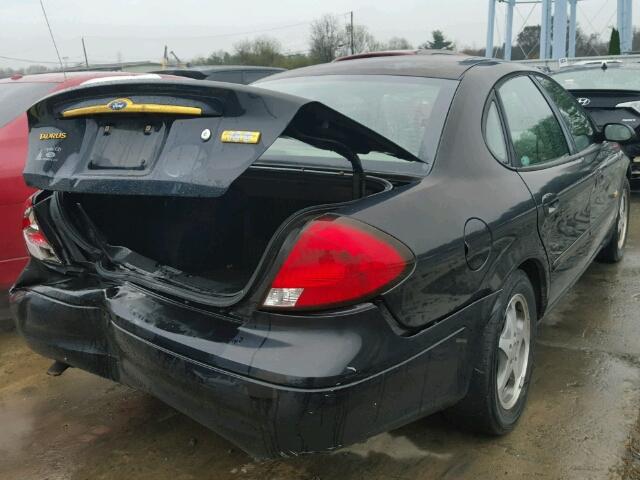 1FAHP56S53A224891 - 2003 FORD TAURUS SEL BLACK photo 4