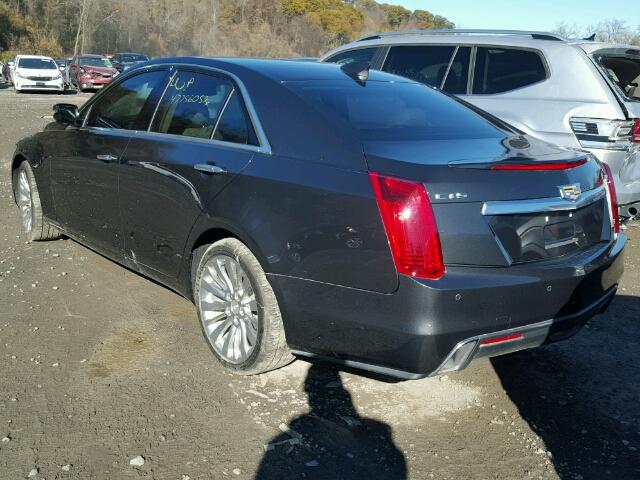 1G6AR5SS1H0191030 - 2017 CADILLAC CTS LUXURY GRAY photo 3