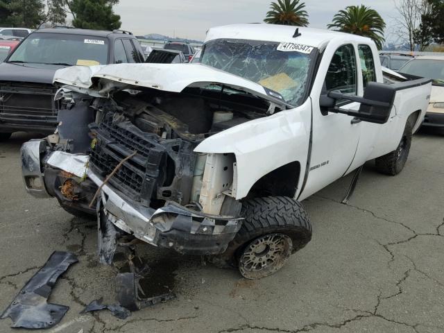 1GCHK49K09E152773 - 2009 CHEVROLET SILVERADO WHITE photo 2