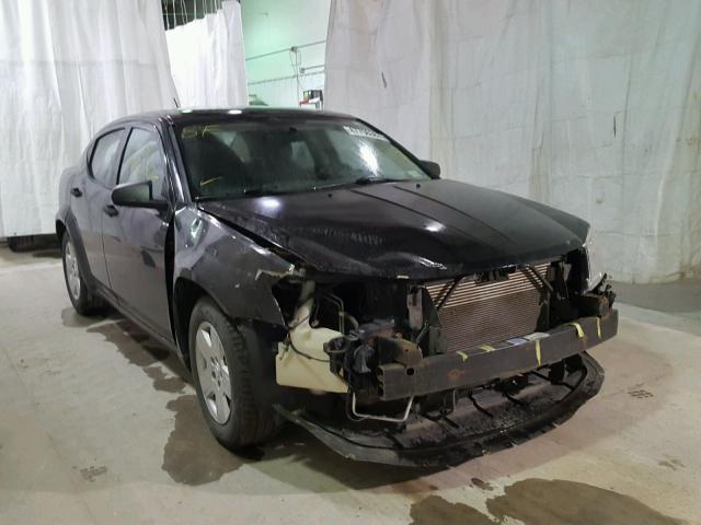 1B3LC46J68N253206 - 2008 DODGE AVENGER SE BLACK photo 1