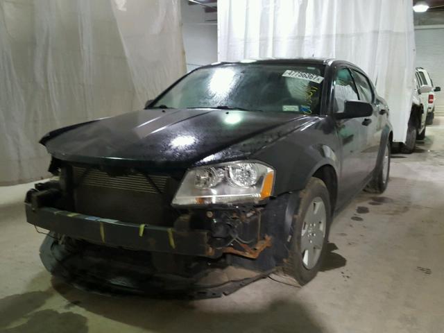 1B3LC46J68N253206 - 2008 DODGE AVENGER SE BLACK photo 2