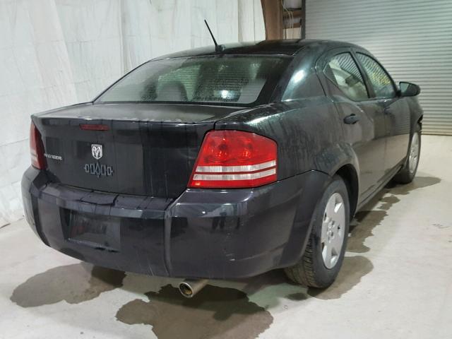 1B3LC46J68N253206 - 2008 DODGE AVENGER SE BLACK photo 4