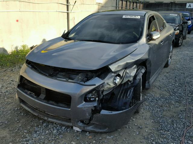 1N4AA51E59C845307 - 2009 NISSAN MAXIMA S GRAY photo 2