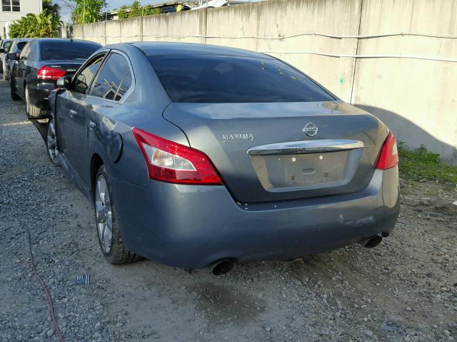 1N4AA51E59C845307 - 2009 NISSAN MAXIMA S GRAY photo 3