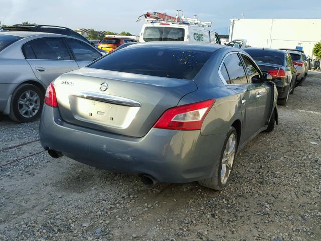 1N4AA51E59C845307 - 2009 NISSAN MAXIMA S GRAY photo 4