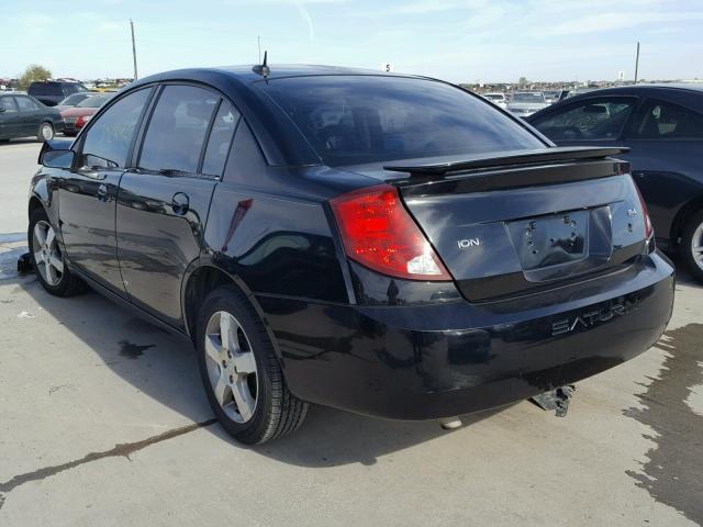 1G8AL55B16Z150412 - 2006 SATURN ION LEVEL BLACK photo 3