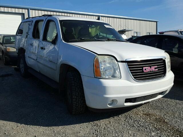 1GKFK16317J149408 - 2007 GMC YUKON XL K WHITE photo 1