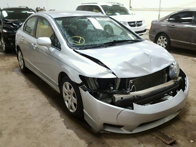 2HGFA1F5XAH320585 - 2010 HONDA CIVIC LX SILVER photo 1