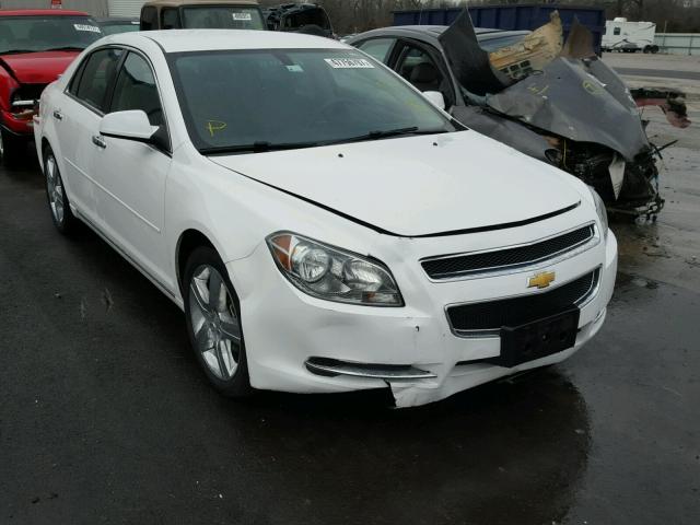 1G1ZC5E09CF304670 - 2012 CHEVROLET MALIBU 1LT WHITE photo 1