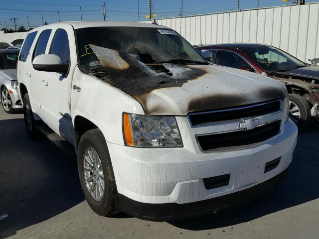 1GNFC13538R174867 - 2008 CHEVROLET TAHOE C150 WHITE photo 1