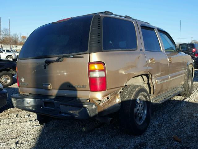 1GNEK13T71J148869 - 2001 CHEVROLET TAHOE K150 GOLD photo 4