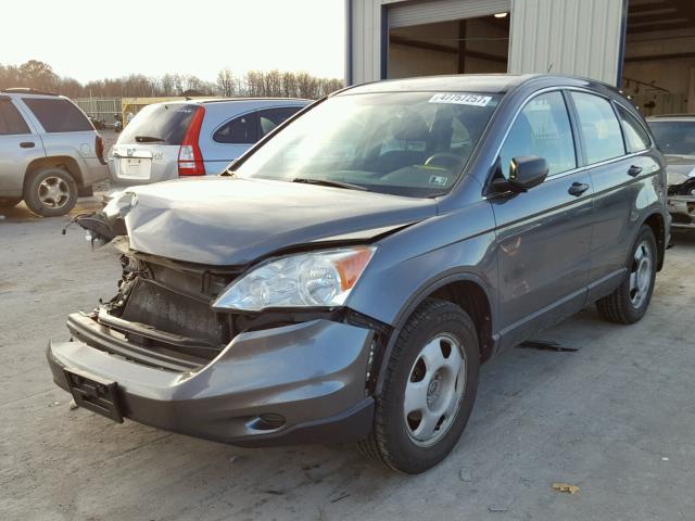 5J6RE4H38AL086103 - 2010 HONDA CR-V LX GRAY photo 2