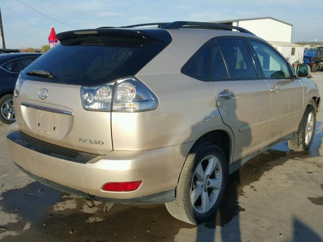 2T2HA31U56C102990 - 2006 LEXUS RX 330 TAN photo 4