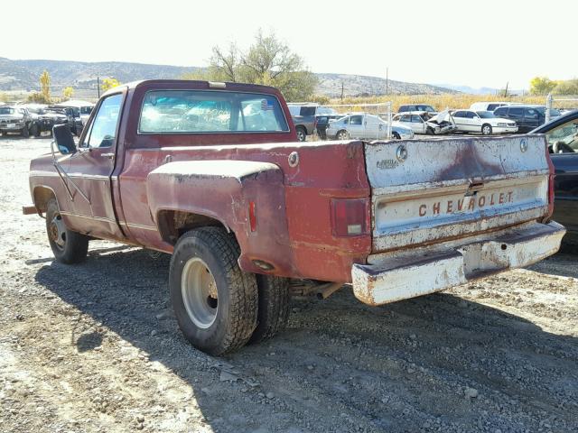 CCZ344B140520 - 1974 CHEVROLET C30 RED photo 3