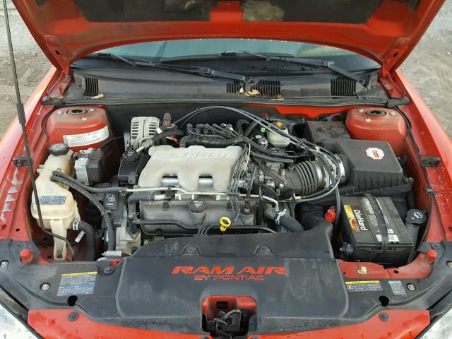 1G2NV52E84C166031 - 2004 PONTIAC GRAND AM G RED photo 7