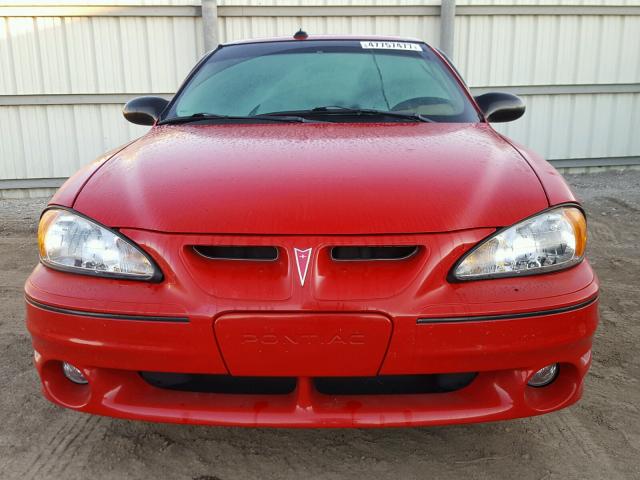 1G2NV52E84C166031 - 2004 PONTIAC GRAND AM G RED photo 9