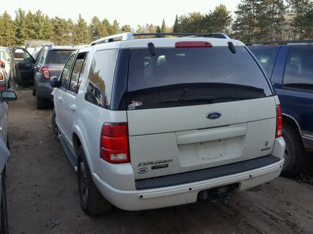 1FMZU75W53ZA92509 - 2003 FORD EXPLORER L WHITE photo 3