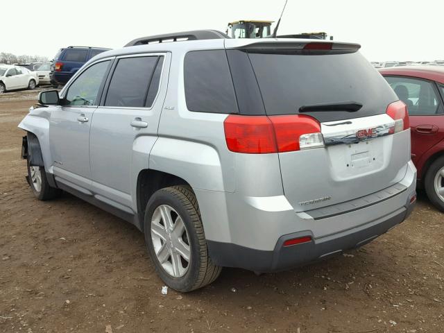 2CTALSEC5B6389632 - 2011 GMC TERRAIN SL SILVER photo 3