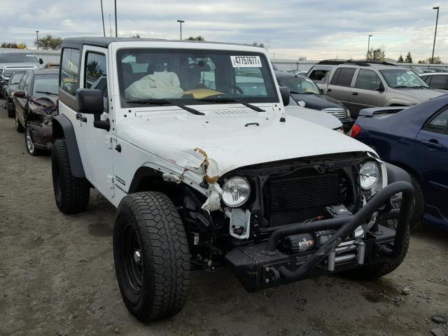 1C4AJWAG7HL638983 - 2017 JEEP WRANGLER S WHITE photo 1