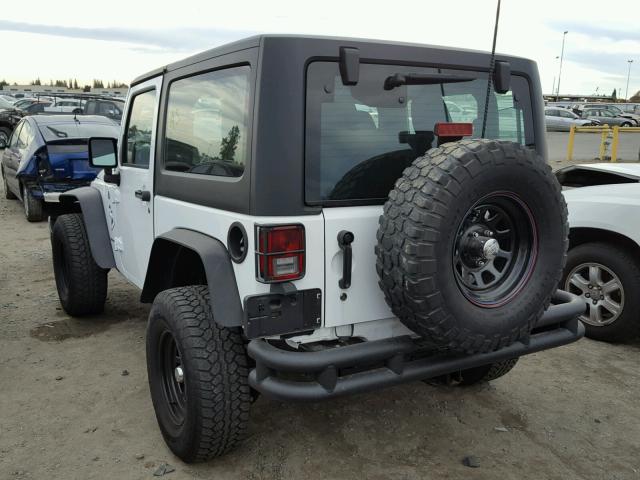 1C4AJWAG7HL638983 - 2017 JEEP WRANGLER S WHITE photo 3