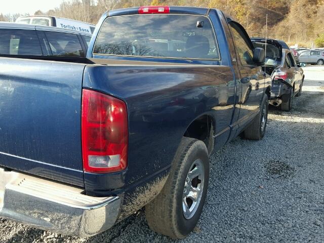 1D7HA16Z42J190058 - 2002 DODGE RAM 1500 BLUE photo 4