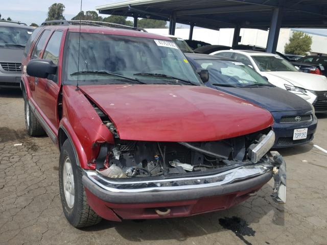 1GNDT13W0X2151277 - 1999 CHEVROLET TRAILBLAZR RED photo 1