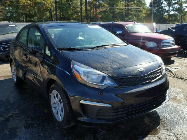 KNADM4A32H6115727 - 2017 KIA RIO LX Սև լուսանկար 1