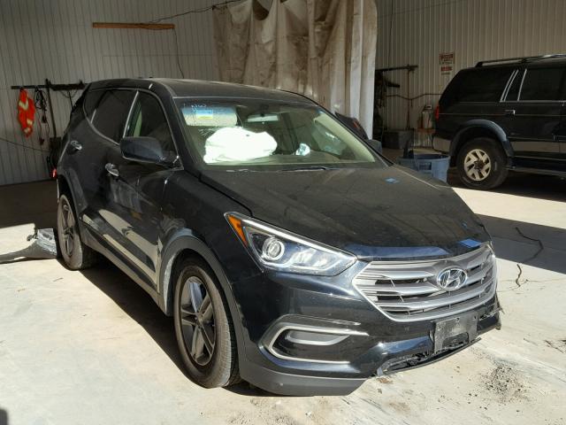 5XYZT3LBXHG404975 - 2017 HYUNDAI SANTA FE S Schwarz Foto 1