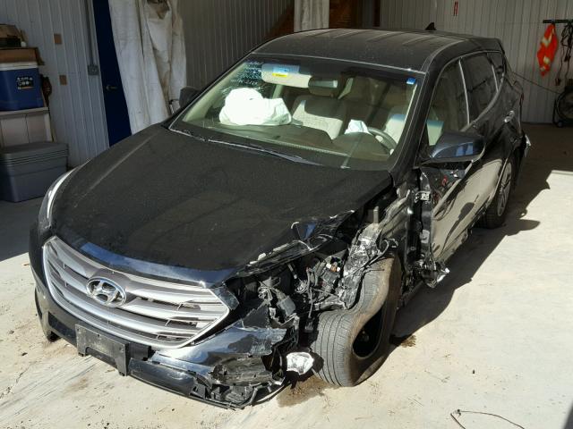 5XYZT3LBXHG404975 - 2017 HYUNDAI SANTA FE S Schwarz Foto 2