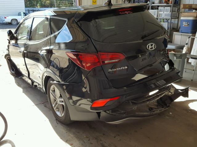 5XYZT3LBXHG404975 - 2017 HYUNDAI SANTA FE S Schwarz Foto 3