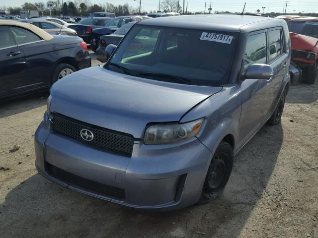 JTLKE50EX91076663 - 2009 TOYOTA SCION XB BLUE photo 2