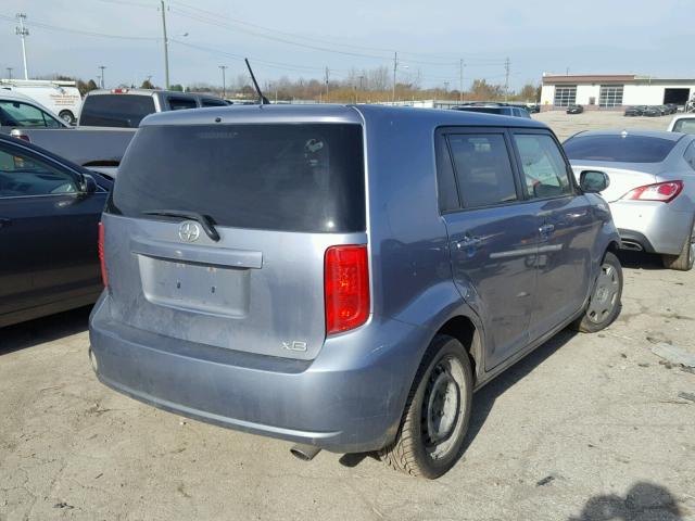 JTLKE50EX91076663 - 2009 TOYOTA SCION XB BLUE photo 4