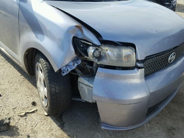 JTLKE50EX91076663 - 2009 TOYOTA SCION XB BLUE photo 9