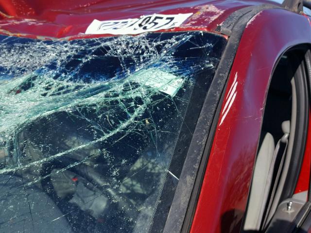 1J4GL48K95W674312 - 2005 JEEP LIBERTY SP RED photo 9