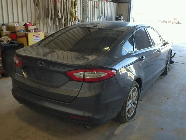 3FA6P0H72GR278969 - 2016 FORD FUSION SE GRAY photo 4