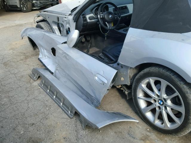 4USBU33576LW59412 - 2006 BMW Z4 3.0 SILVER photo 9