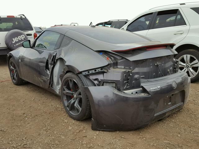 JN1AZ4EH6AM501875 - 2010 NISSAN 370Z GRAY photo 3