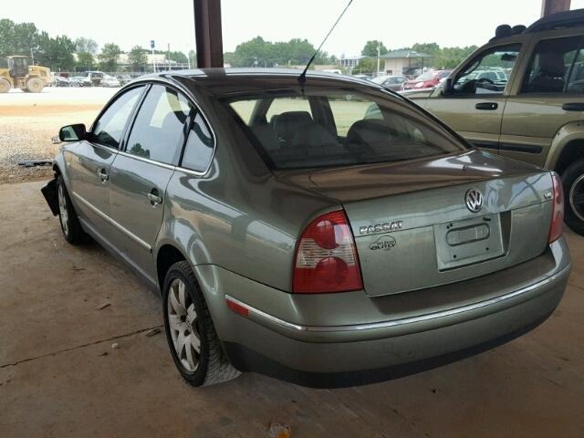 WVWRH63B23P273226 - 2003 VOLKSWAGEN PASSAT GLX GREEN photo 3