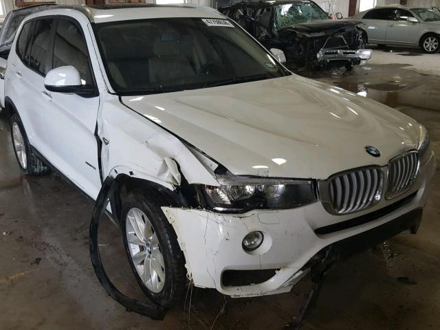 5UXWX9C59H0D96475 - 2017 BMW X3 XDRIVE2 WHITE photo 1