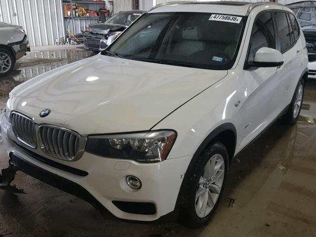 5UXWX9C59H0D96475 - 2017 BMW X3 XDRIVE2 WHITE photo 2