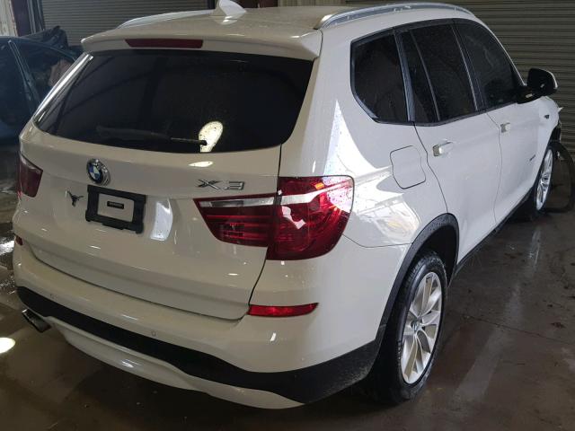 5UXWX9C59H0D96475 - 2017 BMW X3 XDRIVE2 WHITE photo 4
