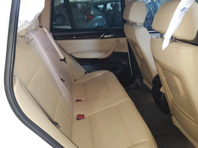 5UXWX9C59H0D96475 - 2017 BMW X3 XDRIVE2 WHITE photo 6