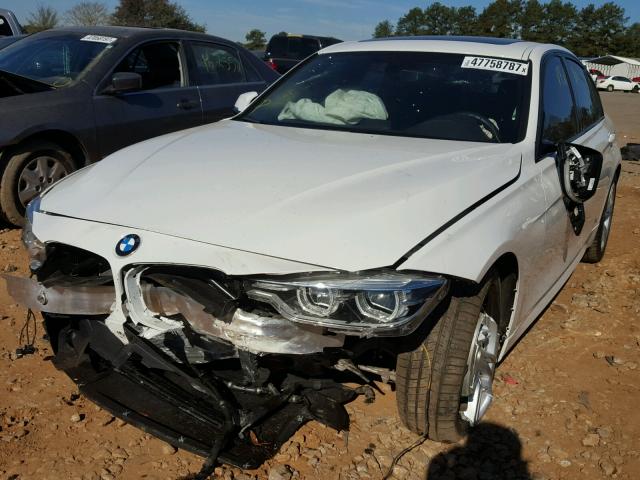 WBA8B7G57GNT95747 - 2016 BMW 340 XI WHITE photo 2