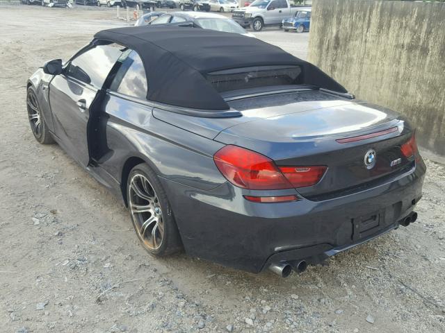 WBSLZ9C5XED651076 - 2014 BMW M6 GRAY photo 3