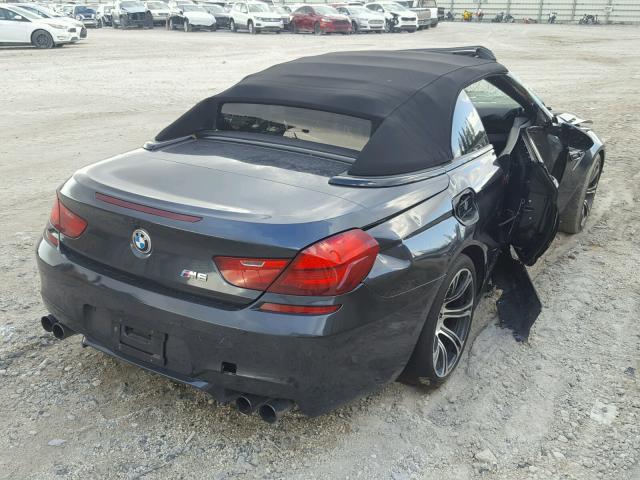 WBSLZ9C5XED651076 - 2014 BMW M6 GRAY photo 4