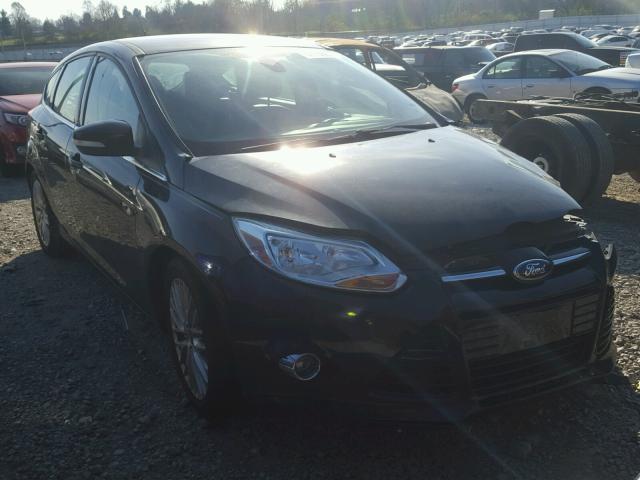 1FAHP3M28CL464657 - 2012 FORD FOCUS SEL BLACK photo 1